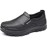 COSIDRAM Men's Slip-On Loafers Comfortable Lightweight Walking Shoes with Breathable Microfiber Upper Flexible Sole, Easy Slip-On Driving Moccasins for Daily Casual Wear