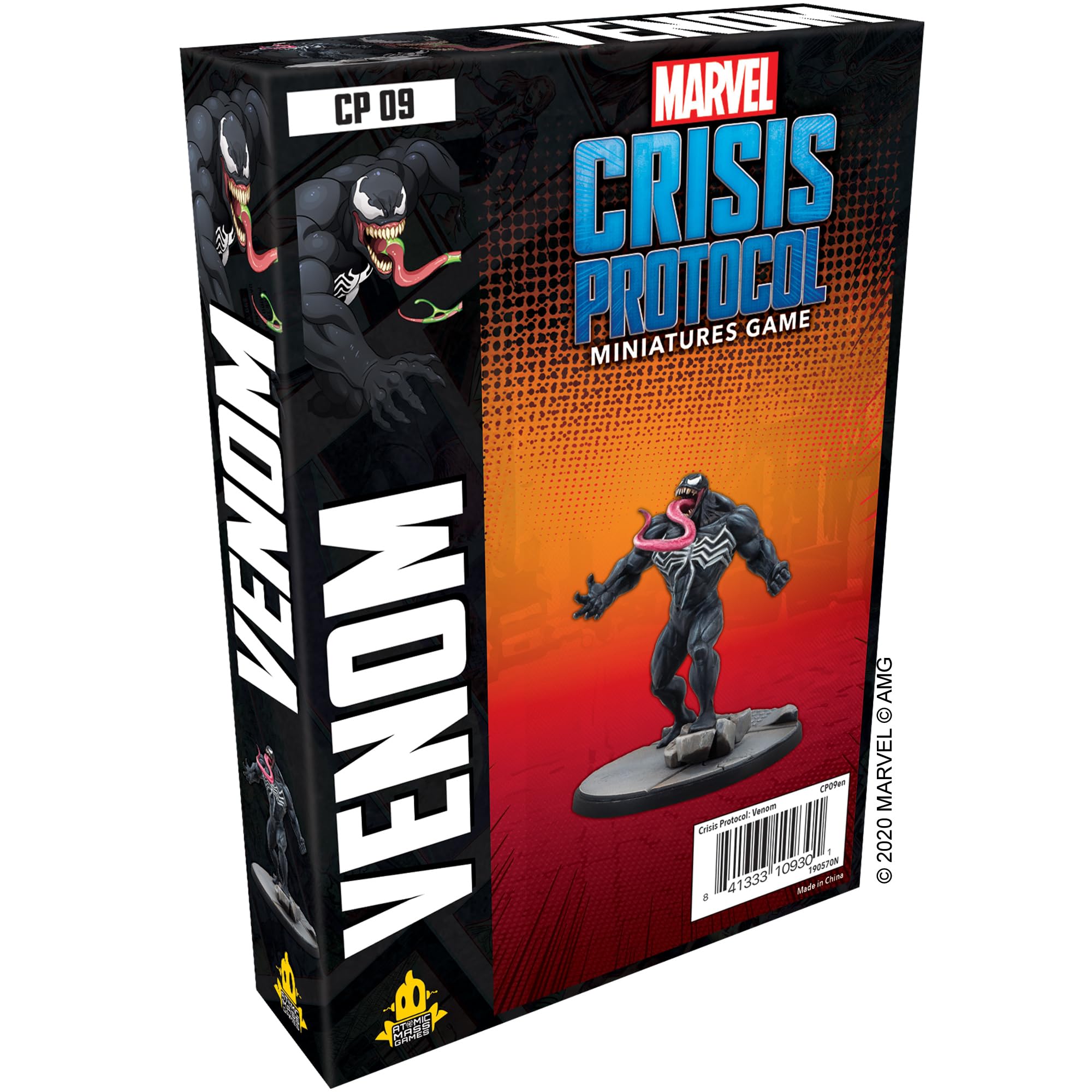 Atomic Mass Games | Marvel Crisis Protocol: Character Pack: Venom | Miniatures Game | Ages 10+ | 2+ Players | 45 Minutes Playing Time