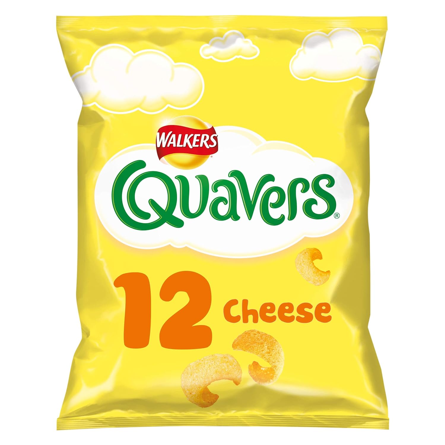 Walkers Quavers Cheese Multipack Snacks, 12 x 16 g Amazon.co.uk Prime