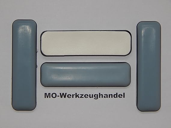 4 Stück Teflon-Möbelgleiter 19 x 70 mm Selbstklebend, PTFE-Gleiter, Teflongleiter