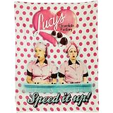 Midsouth Products I Love Lucy Throw Blanket - Chocolate Factory