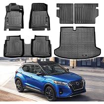 Tappetini Per Nissan Kicks 2025 – Set Completo In TPE, Impermeabili, Antiscivolo, Con Fissaggi, Cargo Liner Incluso - 2