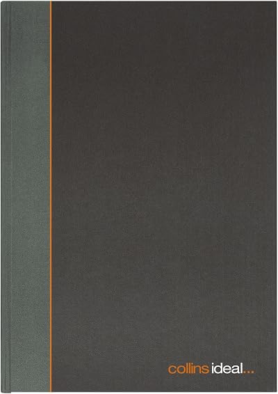Collins Ideal A5 Cashbook Double Cash 192 Pages Black 464