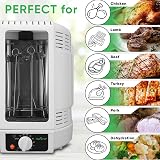 Nutrichef Vertical Rotisserie Oven 10L Shawarma Kebab Maker Kit White view 5