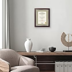 Americanflat Ornate 8.5x11 Diploma Frame in
