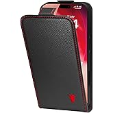 TORRO Flip Case Compatible with iPhone 17 Pro Max 6.9” 2025 – Premium Leather Vertical Flip Wallet Case with Card Slots (Compatible with Official MagSafe Chargers) (Black)