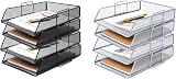 EXERZ Mesh Paper Sorter 4 Pack Desk Organizer A4 File Holder view 8