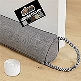 GORILLA GRIP Heavy Duty Door Draft Stopper, Blocks Hot Cold Air Wind Noise for Gaps Up to 3” Under Doors, All Season Bottom D