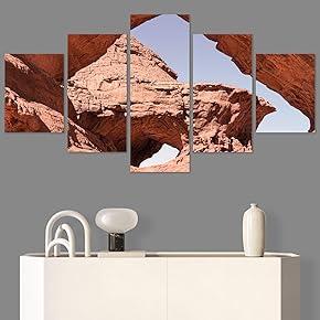 SIGNWIN 5 Panel Canvas Wall Art Modern Art...