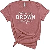 Future Mrs Shirt Custom, Personalized Wedding Fiance Shirts, Bachelorette Bride Shirt, Mrs Gifts