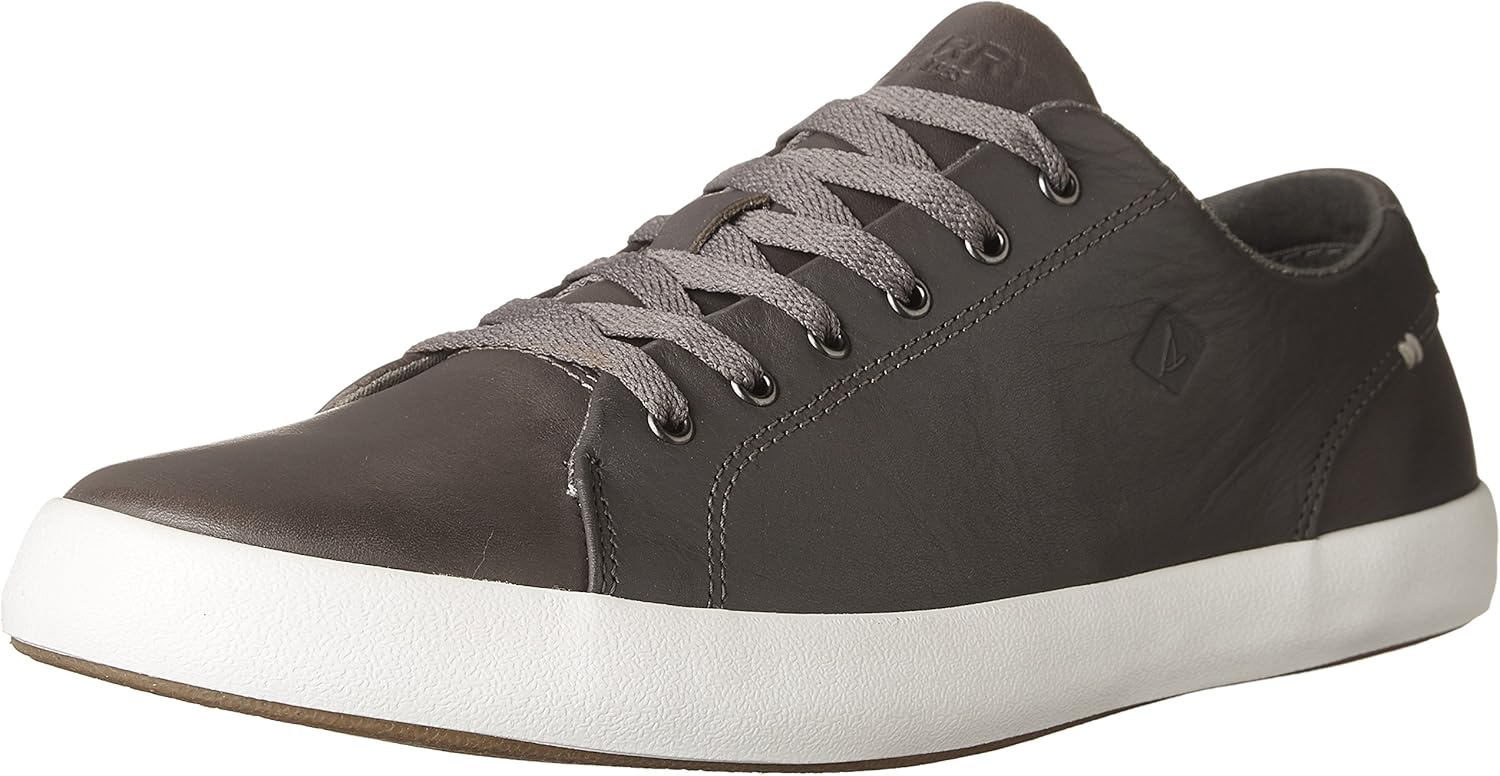 sperry wahoo white leather sneaker