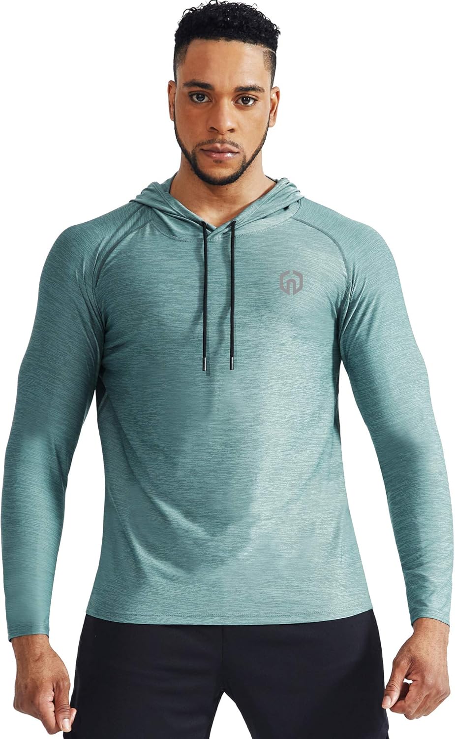 Neleus Men's Dry Fit Athletic Workout Running Shirts Long Sleeve: Clothing