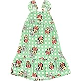 Disney Minnie Mouse Little Mermaid Princess Ariel Floral Girls Midi Dress Toddler to Big Kid