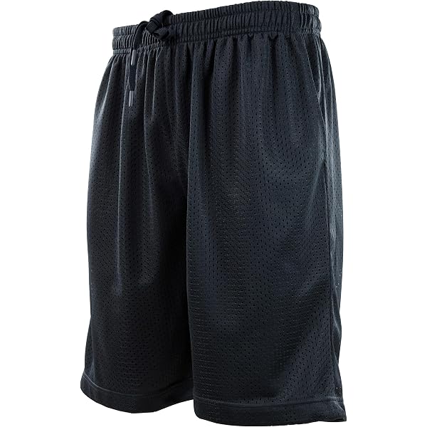 Falcon Bay Men's Cotton Jersey Workout Shorts - Big & Tall, Elastic Waist With Drawstring & Pockets - View #2