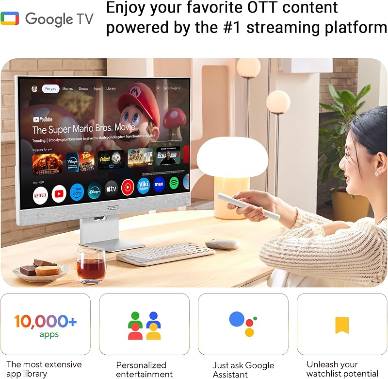 ZenScreen Smart MS27UC 27 Zoll 4K UHD IPS USB-C Smart Monitor