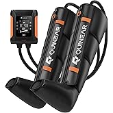 QUINEAR Professional Leg Recovery System, Cordless Air Compression Boots with Sequential Compression, Leg and Foot Massager, Fast Recovery Therapy for Athletes, FSA-HSA Eligible (Large)