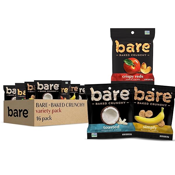 BARE BAKED CRUNCHY, FRUIT VARIETY PACK, 0.53 OUNCE...