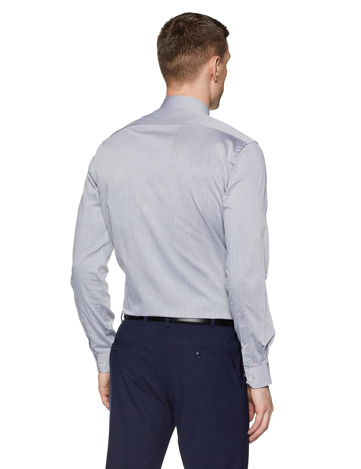 arrow men's solid slim fit formal shirt