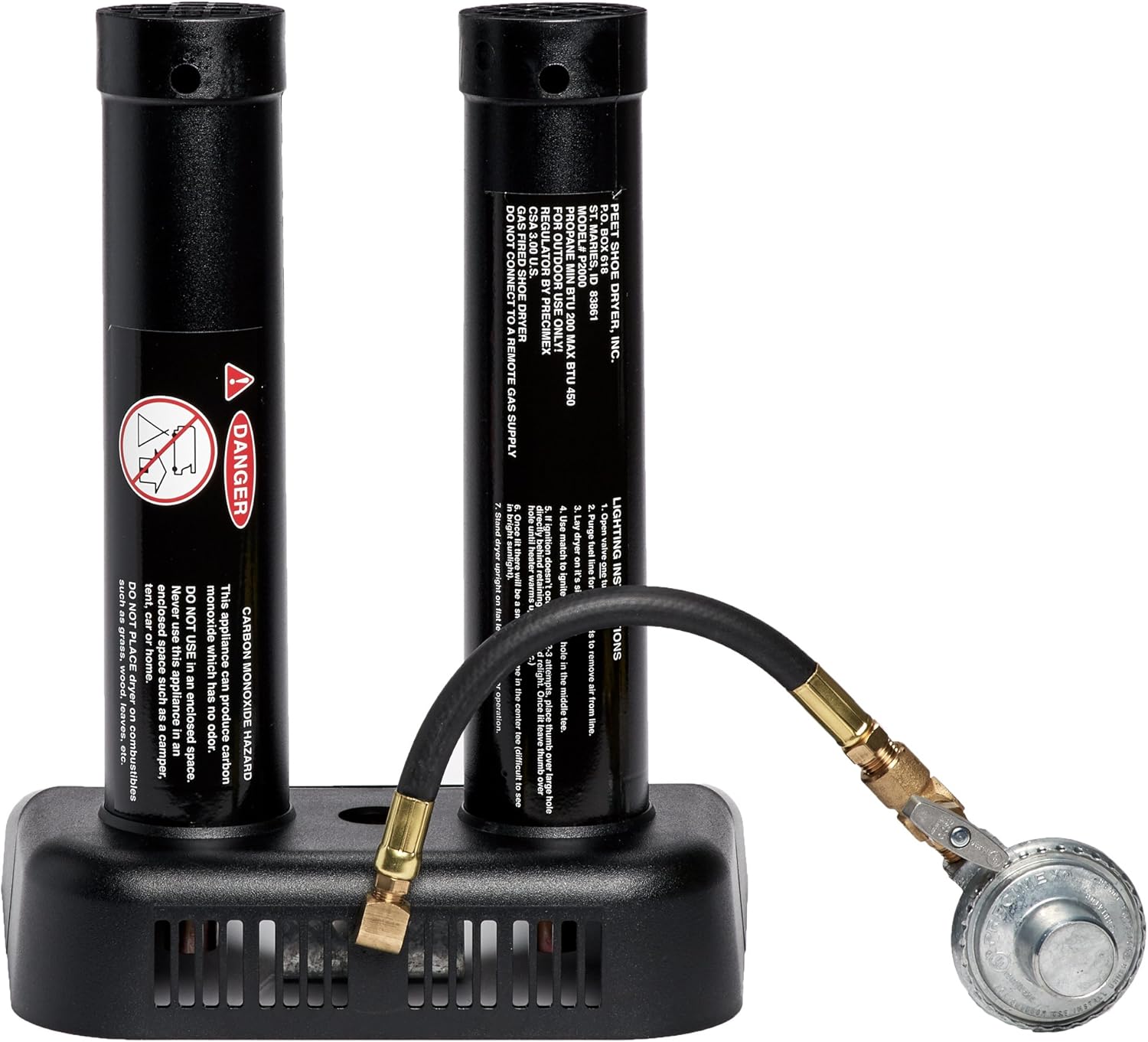 PEET, Portable 2-Shoe Propane Powered Dryer: Clothing