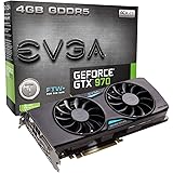 EVGA GeForce GTX 970 FTW+ ACX 2.0+ Graphics Card ,4 GB, GDDR5, PCI Express 3.0, HDMI, DVI-I, DVI-D, Display Port, 256-Bit