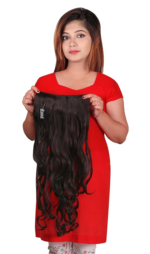 Bigwave Premium Quality 5 Clips Based 26 Inch Curly Wavy