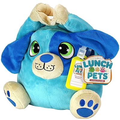 Lunch Husdjur isolerade barn Lunchbox - Som sett på TV Plush Animal and Lunch Box Combination - HungryPup