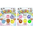 JA-RU Mini Mochi Squishy Animals (2 Pack) Cute Jiggly Donut Squishies for Kids & Adults, Boys & Girls. Stress Relief Fidget Gummy Toys. Bulk Party Favors Birthday Goodie Bags Class Prizes. 3352-2