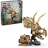 LEGO Jurassic World Dinosaur Fossils Triceratops Skull Toy - Dinosaur Toy Fossil Building Set for Kids, Boys and Girls, Ages