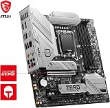 MSI B760M Project Zero Back-connect Micro-ATX Motherboard Intel 14th 13th 12th view 5