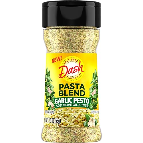 Dash Salt-Free Pasta Seasoning Blends, Garlic Pesto, 2 Ounce (Pack of 8)