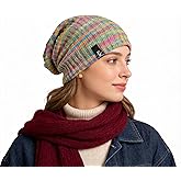 Ruphedy Women Slouchy Beanie Hat Knit Long Baggy Slouch Skull Cap for Winter