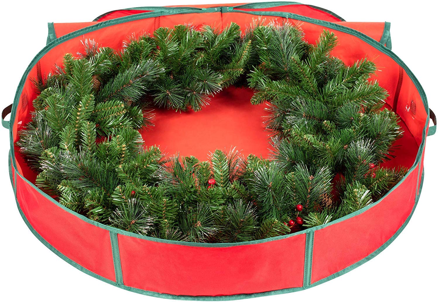 decorative wreath storage