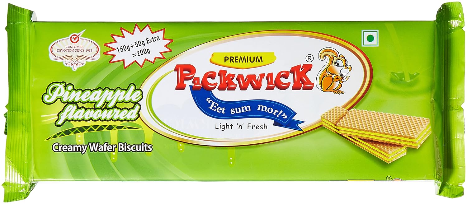 Pickwick Wafer Biscuits 200g Pineapple (Pack of 2) Amazon.in