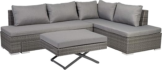 Greemotion Luzia Mobilier De Jardin Gris Amazon Fr Jardin