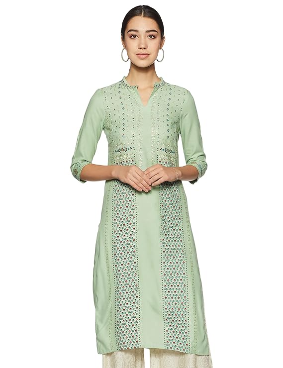 Women's Rayon Straight Kurta