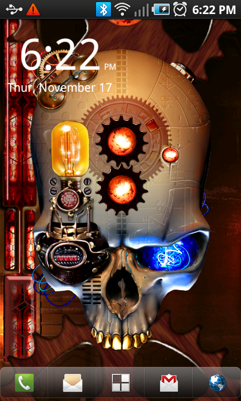 Steampunk Skull Live Wallpaper Amazon Com Appstore For Android