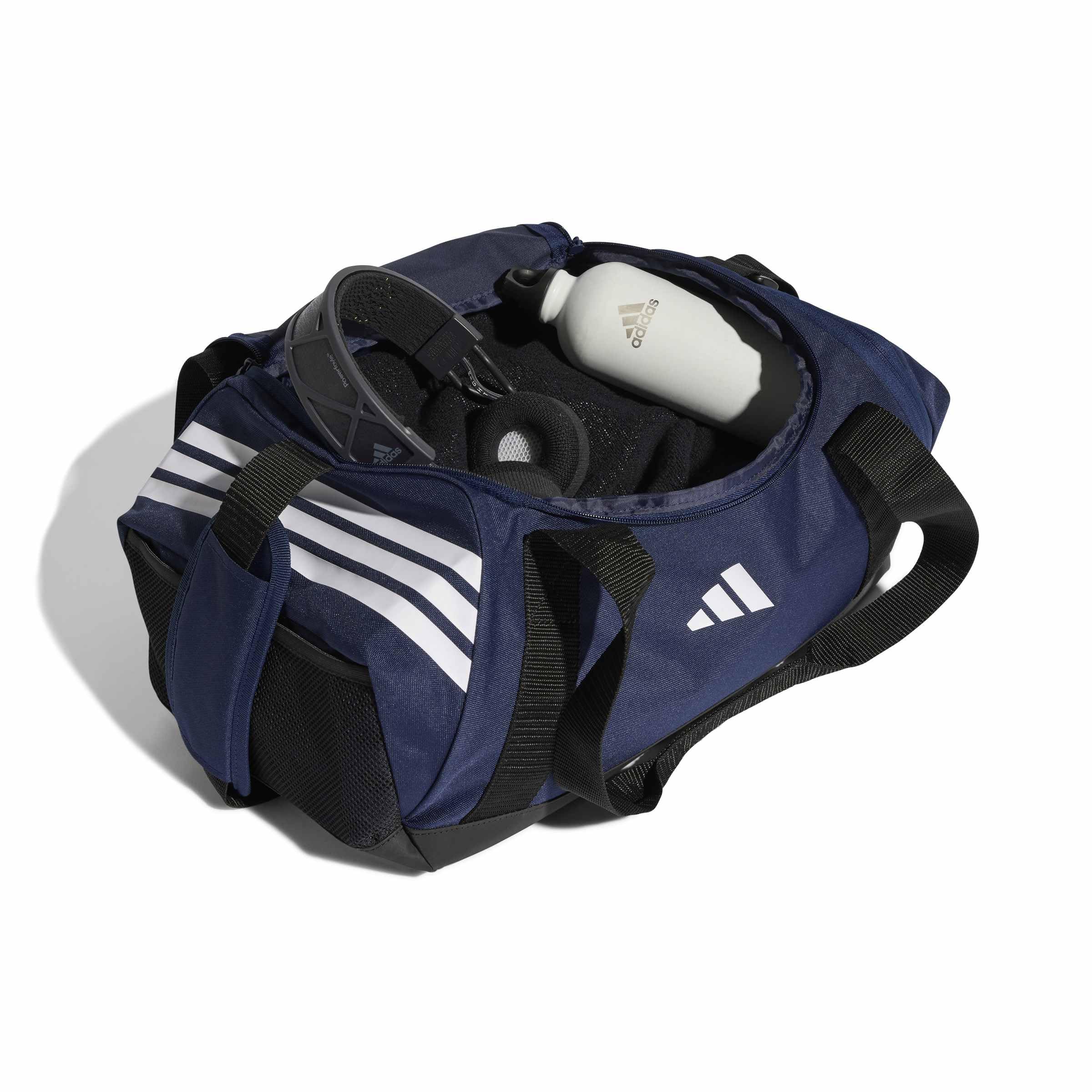 adidas Unisex TIRO Duffle Bag SMALL, Team Navy Blue 2/White, One Size 5