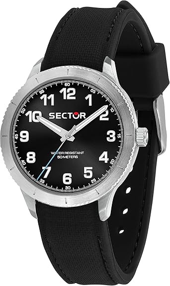 SECTOR NO LIMITS Reloj Analógico para Unisex Adultos de Cuarzo con Correa en Silicona R3251578005