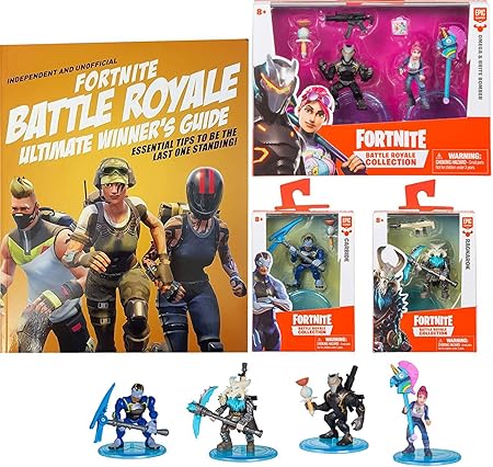 Amazon Co Jp チームユニコーン ソロス バトルフィギュア フォートナイト ラグナロク カーバイド 2パック ブライトボンバー オメガ アクション ロイヤル コレクション アルティメットブック ウィナーズ ガイド バンドル Toys