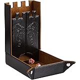 Forged Dice Co. Draco Castle Foldable Dice Tray and Dice Tower - Foldable DND Dice Tray and Dice Rolling Tray Tower - Perfect