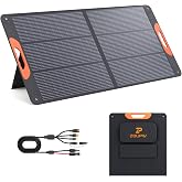 ZOUPW 110 Watt Portable Solar Panel for Power Station,25.6% Efficiency | N-Type 16BB Foldable Solar Panel for Jackery 300/Ecoflow/Anker Solix/Bluetti, IP67 Waterproof for Camping RV Offgrid Power