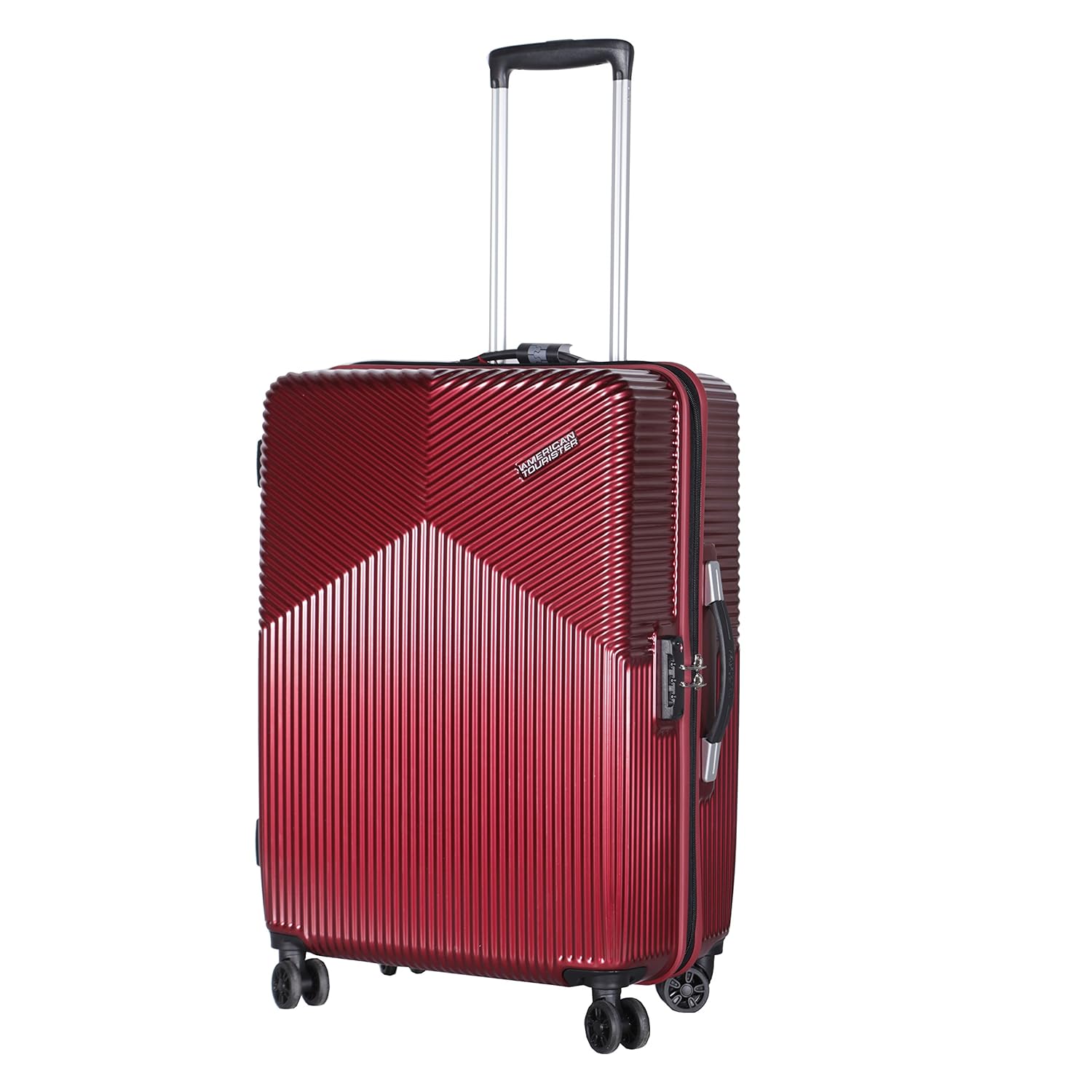 American Tourister Polycarbonate 69 cms Red Hardsided Checkin Luggage
