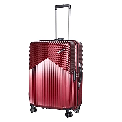 American Tourister Polycarbonate 69 cms Red Hardsided Check-in Luggage (FC6 (1) 00 002)