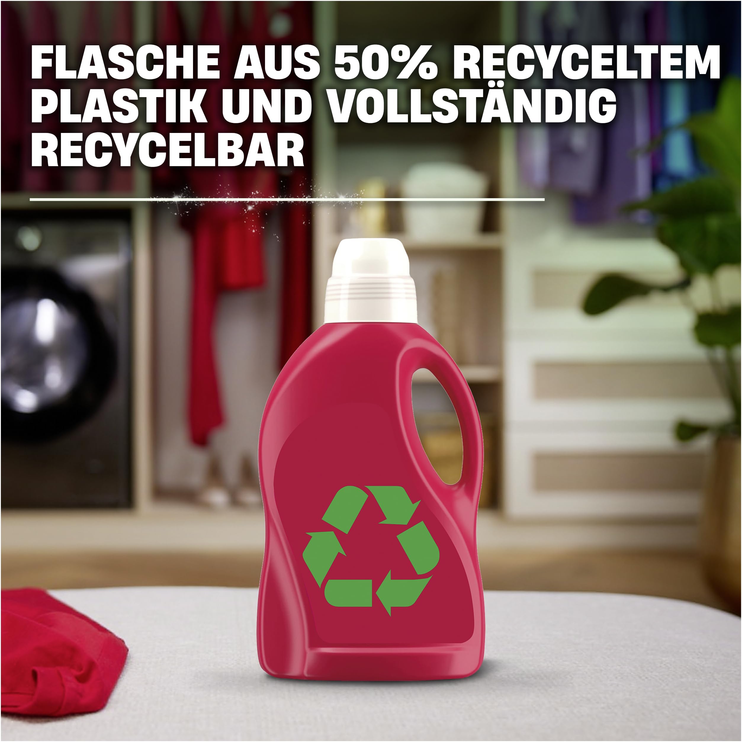 Perwoll Renew Color Waschmittel (52 Waschladungen), Feinwaschmittel reinigt sanft und erneuert Farben und Fasern, für alle farbigen Textilien, Color Waschmittel mit Dreifach-Renew-Technologie 5