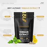 Alpha01 Tribulus Terrestris Extract 10000mg 95% Saponins Vegan 120 Caps view 2