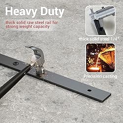 CCJH 5FT/60'' Bi-Folding Barn Door Hardware Sliding