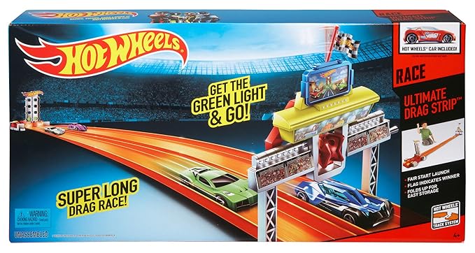 hot wheels drag race set