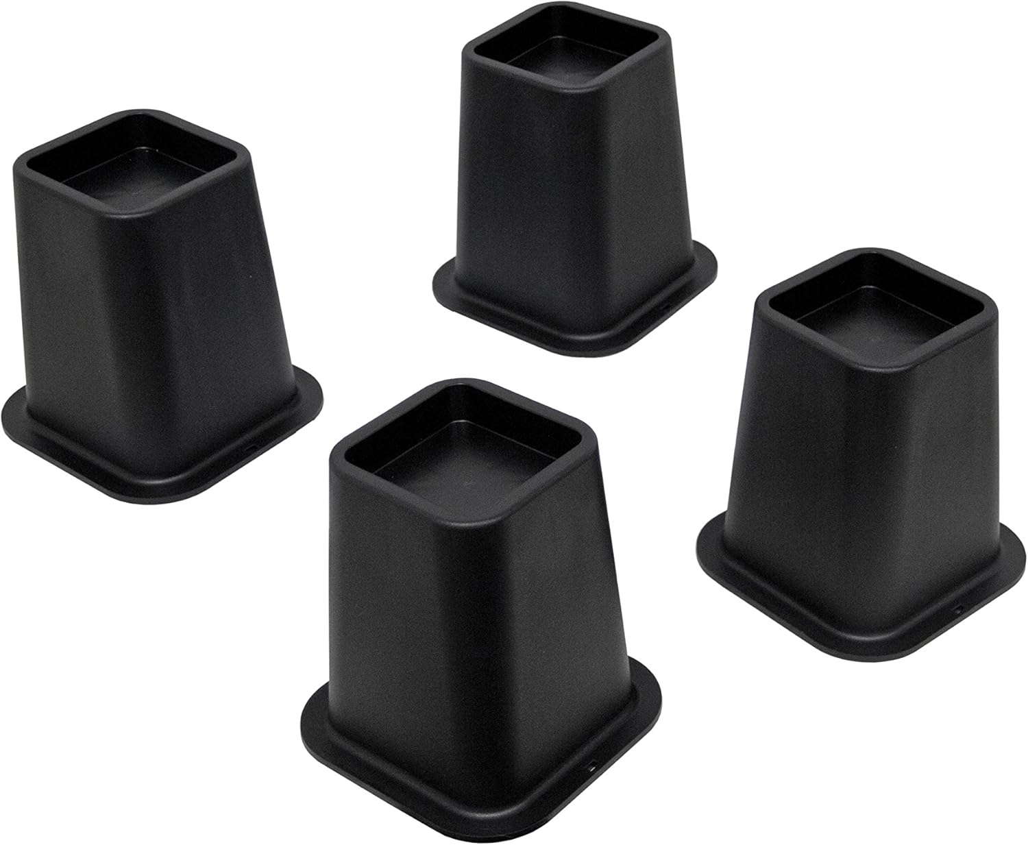 Kings Brand Furniture - Heavy Duty 6-inch Bed Risers, Furniture Riser, Great for Under Bed Storage, Set of 4: Home & Kitchen