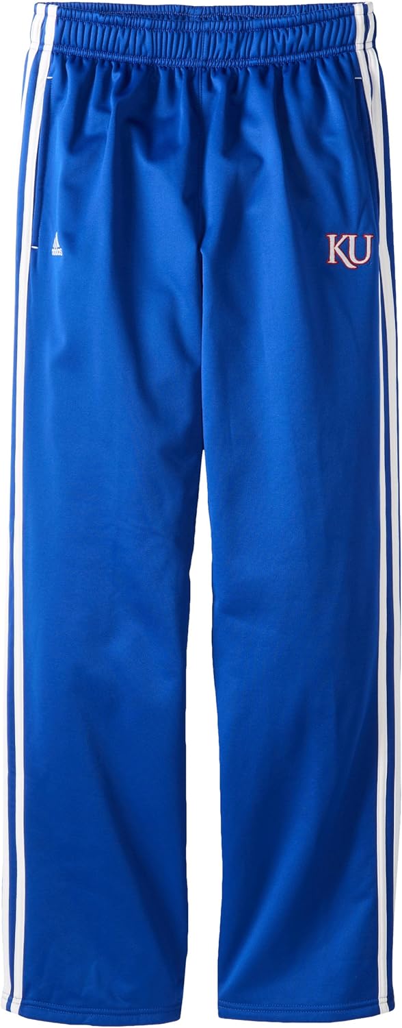 NCAA Kansas Jayhawks Men's Primary Logo 3Stripe Pants
