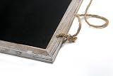 BESTOOL 2 PCS Vintage Framed Blackboard 24x30cm for Kitchen & Decor view 7